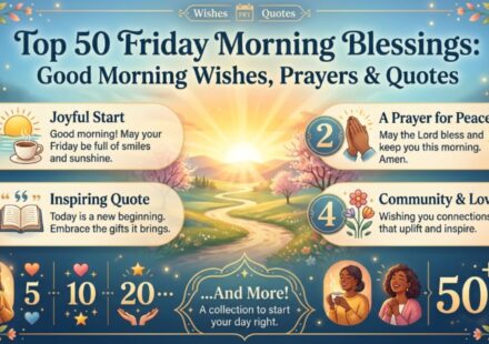 Top 50 Friday Morning Blessings Good Morning Wishes, Prayers & Quotes