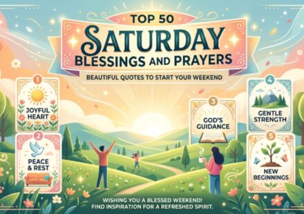 Top 50 Saturday Blessings and Prayers Beautiful Quotes to Start Your Weekend 