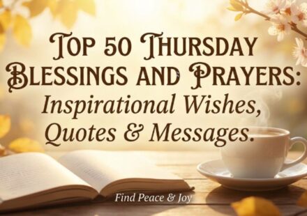 Top 50 Thursday Blessings and Prayers Inspirational Wishes, Quotes & Messages 